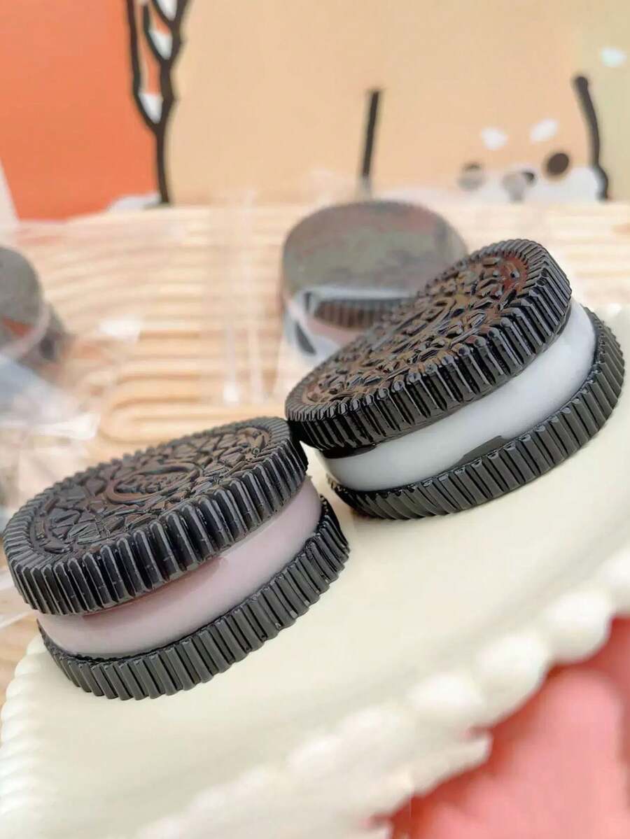 New Creative Sandwich Cookie Squeeze Toy, Black Forest New Year Christmas Birthday Party Surprise Party Small Gift, Valentine's Day Teens Super Pressure And Super Soft Release Toy, Stress Relief Toy