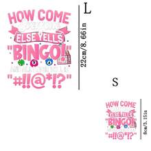 1pc/2pcs/3pcs Durable Long-Lasting Letter Heat Transfer Patches, For DIY T-Shirts, Sweatshirts, Jeans, Hoodies, Backpacks, Jackets, Handbags, Pillows - Multicolor - View 4