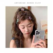 20/30/40 Colorful Five-Pointed Star-Shaped Hair Clips. Perfect For Parties And Everyday Wear. - 40聯合國 - 查看 6