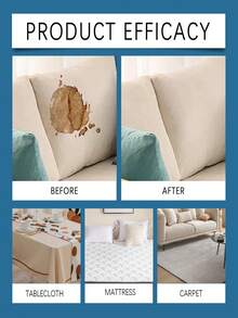 JAYSUING 布艺沙发清洁剂 - 适用于家居、客厅沙发、纺织品、通用家居清洁、去污的高效清洁剂。它能有效分解并去除顽固污渍，使布艺沙发焕然一新。 - 彩色 - 查看 12