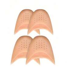 1 Pair Silicone Toe Protectors, Suitable For High Heels & Ballet, Soft Cushion Adjustable Size, Anti-Friction Breathable Forefoot Pads - Màu be - Xem 7