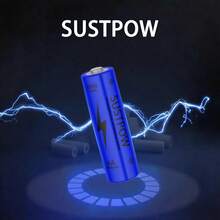 SUSTPOW Baterai Isi Ulang AA/AAA NI-MH NiMH untuk Mainan/Remote Control/Kamera/Alat Cukur, Daya Tahan Siklus Tinggi, Paket Kombinasi Multi-Bagian, Penting untuk Rumah dan Kantor - A A - View 2