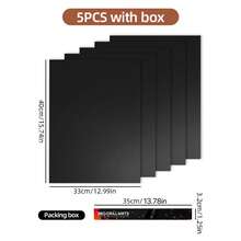 1/5/10pcs Reusable Heat Resistant Baking Mat - Suitable For Grilling, Camping, Parties, Outdoor Cooking, Durable Kitchen Accessory - Comes With Storage Box, Ideal For Toasters, Gas & Electric Stoves, Grills, BBQ And Outdoor Cooking, Highly Practical - - - View 8