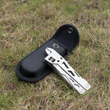 1个黑色刀鞘折叠刀钳包，带尼龙腰带环口袋，可携带收纳，带手电筒支架，可作腰包使用。 - 彩色 - 查看 11