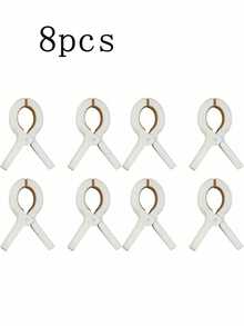 12/1pc Beach Towel Clips, Rust-Resistant Spring Design Heavy Duty Beach Towel Clips - Plastic Hanging Hooks, Household Clothespins | Blanket Drying Clips | Windproof Clothing Clips | Beach Chair Clips | Stain-Free Drying Clips | Plastic Clothespins, Strong Spring And Non-Slip Pad, Firm Grip, Windproof And Non-Slip, . Used For Drying Clothes, Clipping Beach Towels, Picnic Mats, Snack Bags, Condiment Bags, Clipping Documents, Magazines, Curtains, Tablecloths, Clipping Loose Bed Sheet Corners, Cable Management, Etc. - Multicolor - View 11