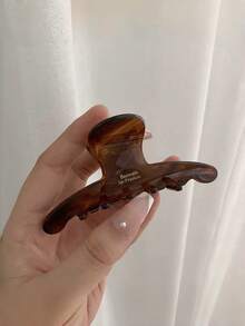 1个高端醋酸纤维发夹，优雅气质发夹，后脑勺发爪，咖啡色发夹，森系列美拉德发夹，大号发夹发箍，适合日常发饰，女士发夹发饰，情人节发饰礼物，女士爪夹 - 彩色 - 查看 11