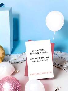 Rude, Funny Mother's Day Card For Mum Or Mom On Mother'S Day Including Envelope - Multicolor - View 9