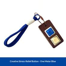 新款创意木质钥匙扣减压玩具，挤压解压神器，节日、生日、小礼物佳选 - 彩色 - 查看 11