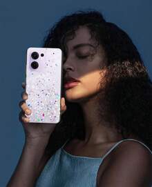 Funda para Reno 12 F para Reno 12 FS Funda,Suave Antiarañazos,Concha de Purpurina Transparente - OPPO Reno 13 Pro 5G - Ver 6