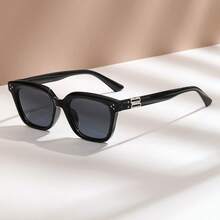 1 Pair Large Frame Unisex Anti-UV Glasses, Suitable For Driving - Multicolor - View 9