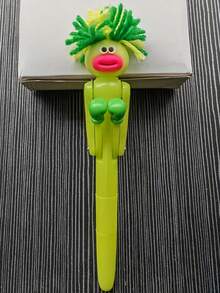 1pc Funny Exploding Fist Pen - Creative Stress Relief, Perfect Birthday Gift For Teens And Adults, Push-Button Cap, Durable Plastic Material, Back To School Season