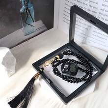 1pc New Rosary Counter Set, Functional, Preset Count 9999, Convenient, Reset Function, Suitable For Ramadan, Christmas, Halloween, Holidays, Worship, Home Use, Stress Relief, Exercise, Yoga, Warehouse Counting, Can Be Worn On Fingers For Easy Operation. This Product (ABS) [Power Source] (Button Battery), (Includes Installed Button Battery) - Multicolor - View 6