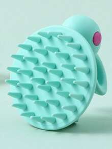 1pc Rabbit Ear Scalp Massager Brush, Silicone Scalp Massage Comb, Cleansing & Care, Relieve Itchy Scalp, Suitable For Salons & Back-To-School Season - Multicolor - View 9