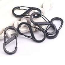 1/5/10 chiếc móc khóa carabiner, dụng cụ cắm trại, móc khóa carabiner hợp kim nhôm, móc khóa leo núi, móc chìa khóa chiến thuật, khóa dây thừng. - Nhiều màu - Xem 8