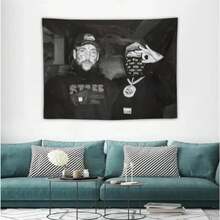 Flag Uicideboys Music Album Poster Tapestry For Bedroom, Living Room & Dorm Decor Hanging Lightweight Meme Banner Rapper Wall Backdrop Christmas Decoration Print Photo Wall Decor - Style - 查看 1