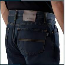 Pantalones Trabajo Hombre Vaqueros Rectos 2026 Primavera Otoño Multicolores Tallas 28-44 Pantalones Casuales Regalo para Él - CARBÓN - Ver 3