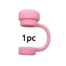 12个装可重复使用硅胶吸管盖，适用于各种杯子，防漏、防溅、防尘，开学必备 - 彩色 - 查看 13