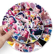 Mattel Pegatinas de The Witcher, pegatinas de alta definición de personajes de anime, pegatinas de graffiti para papelería, pegatinas para cuadernos, diarios - Multicolor - Ver 5