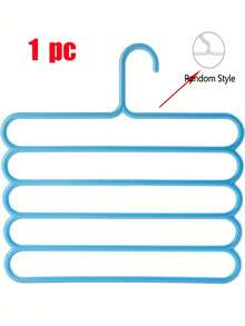 1/3/5/10pcs Multi-Functional 5-Tier Pants Rack, Non-Slip Multi-Layer Clothing Storage Hook, Scarf Organizer Hanger, Trousers Holder