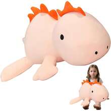 ¡RecomendadoPeluches para Gatos,Peluches para Gatos Sushi,Cojines De Peluche para Gatos,Peluche Blando,Juguete De Felpa Suave para Niños Y Niñas(Gato blanco-40CM)¡Top de Temporada - Dinosaurio rosa-60CM - Ver 13