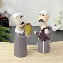1pc Ramadan Figurine Decor, Drummer/Violinist, Suitable For Ramadan Decoration - Multicolor - View 6