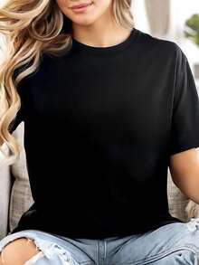 1PC Women's Plus Size Valentines Shirt We Didn't Even Kiss Shirt , Couple Heated Rivalry Tshirt, Hockey Romance Book Tshirt, Hot Book Movie Fan Gifts - 黑色 - 查看 3