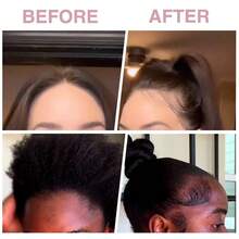 GOIPLE Hair Wax, Shapes Baby Bangs, Long-Lasting Hold, Solid Hair Wax, Comes With Adjustable Headband And Brush - G-80 Strawberry-16floral-5pcs - View 7