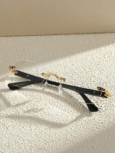 1 Pair Unisex Square Transparent Non-Prescription Decorative Glasses, Made Of Quality Materials To Protect Eyes, Comfortable And Fit For Face Shape, Suitable For Daily Decoration, Reading, Gaming, Computers, Back To School, Anti-Fatigue