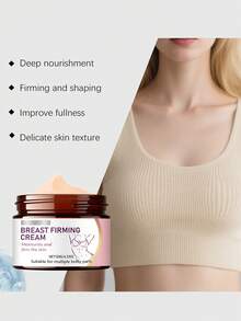 1 Caja 120g Crema Levanta Pechos, Crema Levanta Pechos Iluminadora e Hidratante para Mujeres, Efecto de Cuidado Suave y Delicado, Adecuada para Hidratación y Masaje Diario, También se Puede Usar como Loción Corporal. Este Producto es Conveniente de Llevar y Adecuado para el Uso de Cuidado Diario. - Crema para levantar el pecho - Ver 10