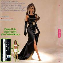 12关节球形关节12.6英寸1/6 BJD/MJD - 可动超模，精致面部特征，蓬松秀发，节日收藏佳品（仅人偶） - 只有娃娃,沒有衣服 - 查看 23