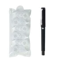 WQN 12支装磨砂办公凝胶笔（0.7毫米），6卷迷你白色修正带，书写修正套装，学习用品套装，非常适合返校季使用 - 彩色 - 查看 7