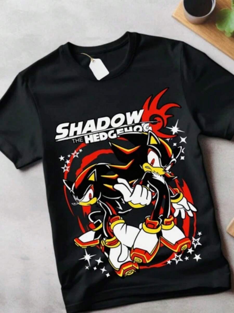 Anime Vintage Special Unisex-Shirt Manga Tee Anime Exclusive Shirt Soni Anime - màu đen - Xem 1