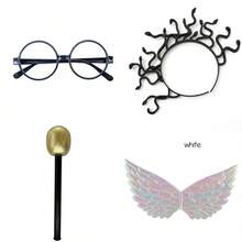 4件套塑料眼镜、翅膀、假麦克风道具、唱歌道具、派对表演、儿童手持麦克风玩具 - 彩色 - 查看 6
