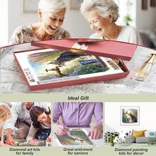 Cat Diamond Painting Kit For Adults, 5D Diamond Art Beginners - DIY Full Diamond Dot Gem Art Paintings, Suitable Gifts, And Home Decoration Crafts,12x12In - 多色 - 查看 4