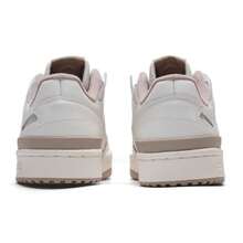 Adidas 男士女士板鞋FORUM LOW CL輕便舒適戶外休閒運動板鞋JQ1536 - 白色/影跡卡其棕 - 查看 7