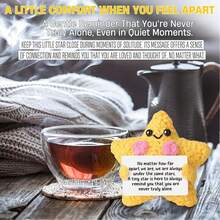 1pc Lovely Handmade Stars Send Gifts Of "Thinking Of You" Or "Thinking Of You". The Perfect Way To Show Love And Care Miles Away. Ideal Gift For Girlfriend, Boyfriend, Good Friend And Distant Family Members. - Multicolor - View 6