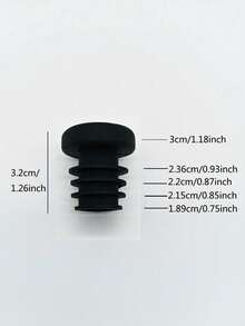 Silicone Bottle Stoppers, Leak-Proof, Durable, Threaded Silicone Sealing Caps, Available In Multiple Colors, Reusable, Suitable For Kitchen, Dining And Bar Accessories - Multicolor - View 5