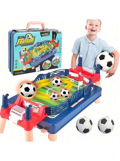 EstiloTendenciaMesas De FutbolíN Con Caja Protable, Mini Juego De FutbolíN De Mesa Juegos Deportivos De CompeticióN, Juego De FúTbol De Escritoriocon 2 Balones Para Una Noche De Juegos Familiar DivertidaCalidad PremiumVersióN Mejorada