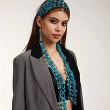 Fashionable Women's Accessories, Sequin Scarves,  Silk Scarves, Best For Women's Daily Wear. - Vàng - Xem 4