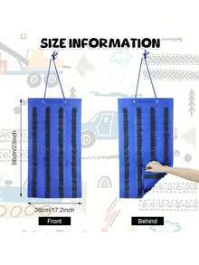 EstiloTendenciaOrganizadores De Almacenamiento Colgantes Para , Expositor Colgante De Doble Cara Tolerar Con 120 , Vitrina De Montaje En Pared Para Coches De Juguete, Camiones De Juguete (Azul)Calidad PremiumVersióN Mejorada - gris - Ver 9