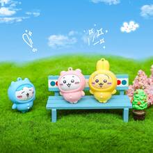 1pc Cute Cartoon Jelly Keychain, Random Style, Creative Pendant Ornament, Gift For New Year, Valentine's Day, Easter - Multicolor - View 4