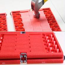 2pcs/Set Car Emergency Traction Mats - Anti-Slip Escape Boards For Snow, Mud And Road Trips - Red - View 8