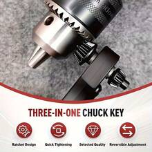 Bộ 4 mũi khoan có tay cầm kiểu bánh cóc 3 trong 1 chịu lực cao, trang bị đầu thay thế, bánh cóc nhanh 3 cấp, chức năng đảo chiều và tay cầm chống trượt, phù hợp với mũi khoan chuôi lục giác 1/4", lý tưởng cho người dùng DIY và các chuyên gia. - Nhiều màu - Xem 6