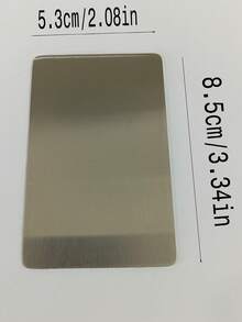 1pc Fashion Card Holder Wallet, Husband Gift From Wife Girlfriend, Birthday Gift For Boyfriend, Husband, Casual Elegant Zinc Alloy Cute Street Party Valentines - Silver - View 6