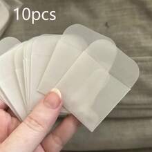 60/50/30/10 Translucent Mini Envelopes For Jewelry, Self-Sealing Paper Bags For Rings, Necklaces, Earrings, Seed Storage, And Coin Protection, Coin Storage | Clear Packaging | Self-Sealing Envelopes - Multicolor - View 10