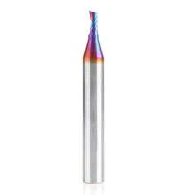Amana Tool Spektra Coated Solid Carbide CNC Spiral Single O-Flute Router Bit, 51416-K, 1\/8 D X 1\/4 CH X 1\/4 SHK X 2 Inch L Up-Cut Mirror Finish - ColorZ - 查看 1