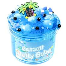 1/12件套儿童史莱姆套装，蓝色史莱姆配件，解压玩具，不粘手，适合儿童派对、生日礼物 - 彩色 - 查看 15