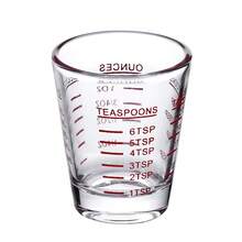 1pc Calibrated Glass Cup, Microwave , Suitable For Espresso, Wine, Versatile Kitchen Tool For Baking, Milk, Water And Flour Measurement - Multicolor - View 8