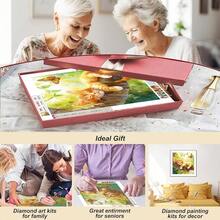 Cat Diamond Painting Kit For Adults, 5D Sleepy Cat Diamond Art For Beginners - DIY Full Diamond Dot Gem Art Painting, Gifts,Suitable Home Wall Arts And Craft Paint Kits, 12x12Inch - 七類 - 查看 4
