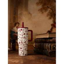 HydrojugTraveler 40 Oz Water Bottle With Handle & Flip Straw - Fits In Cup Holder, Leak Resistant Tumbler-Reusable Insulated Stainless Steel & Rubber Base - Gifts For Women & Men, - 彩色 - 查看 7